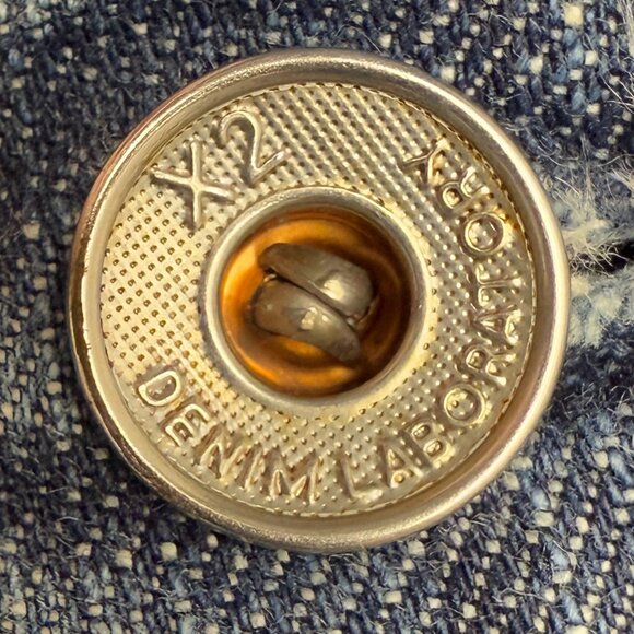 Women's EXPRESS Embellished X2 Denim Laboratory Low Rise Bootcut Jeans- Size 32 - Picture 7 of 10